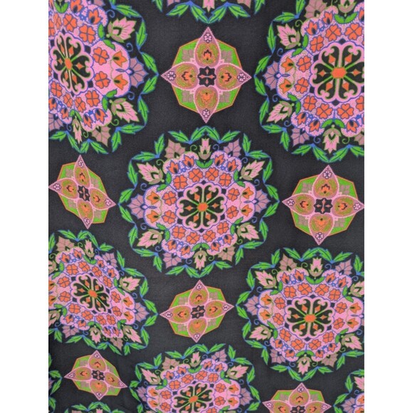 J. Crew Dress 6 Women's Medallion Print Short Sleeve Shift Pullover - Picture 2 of 5